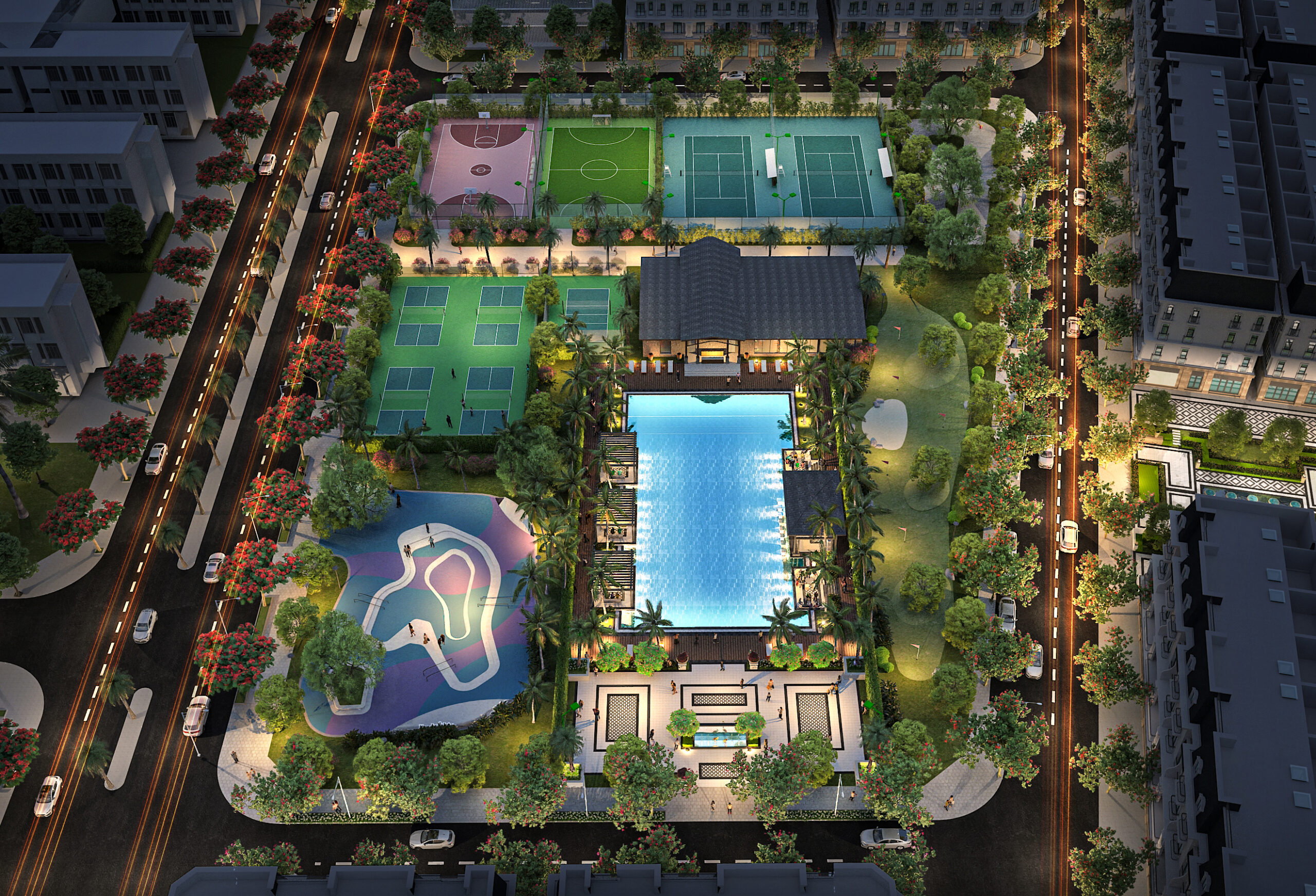 Phân khu Happy Garden - HoangHuyNewCity